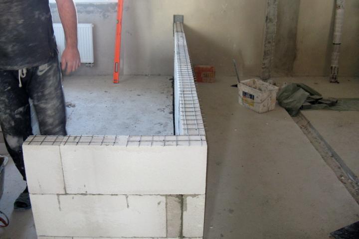 Перепланировка в хрущевке с помощью газоблока