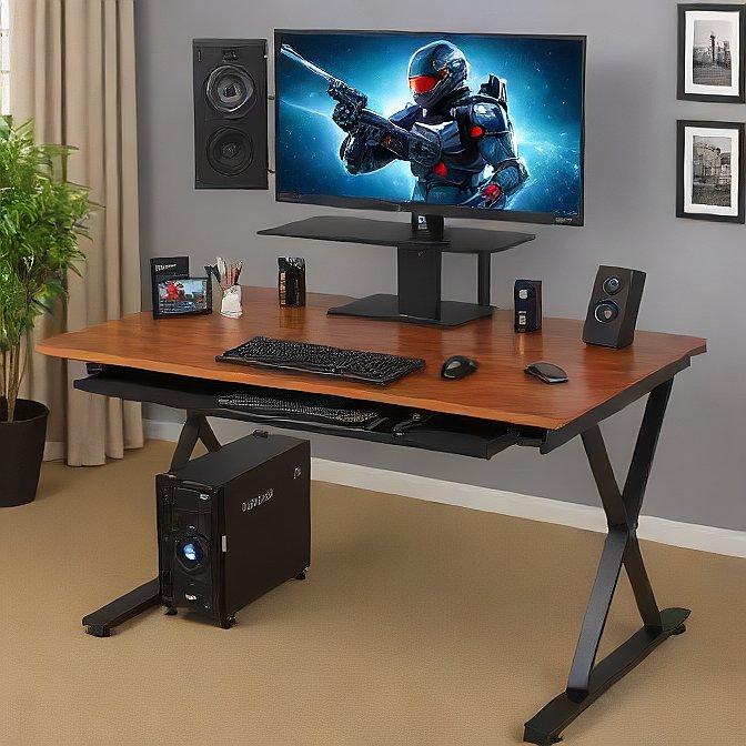 gaming desk, computer desk for gamer