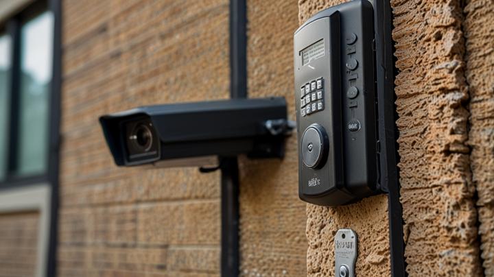 Professional security system for an apartment building